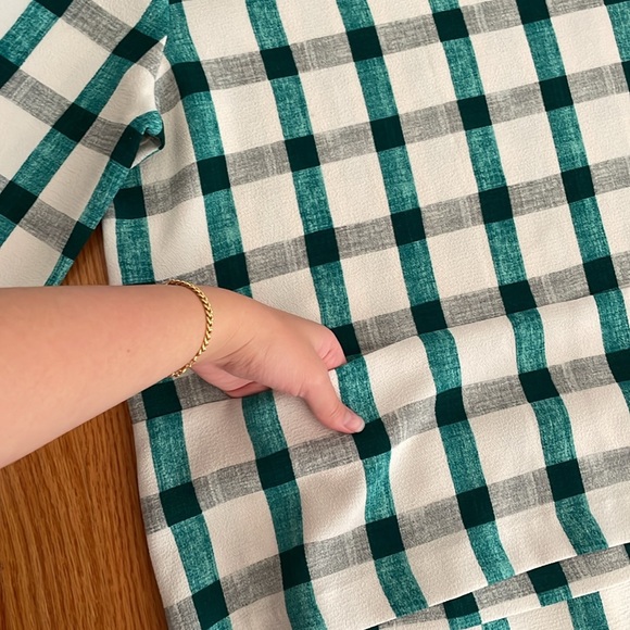 Zara Gingham Pencil Skirt + Top Set - Picture 3 of 8